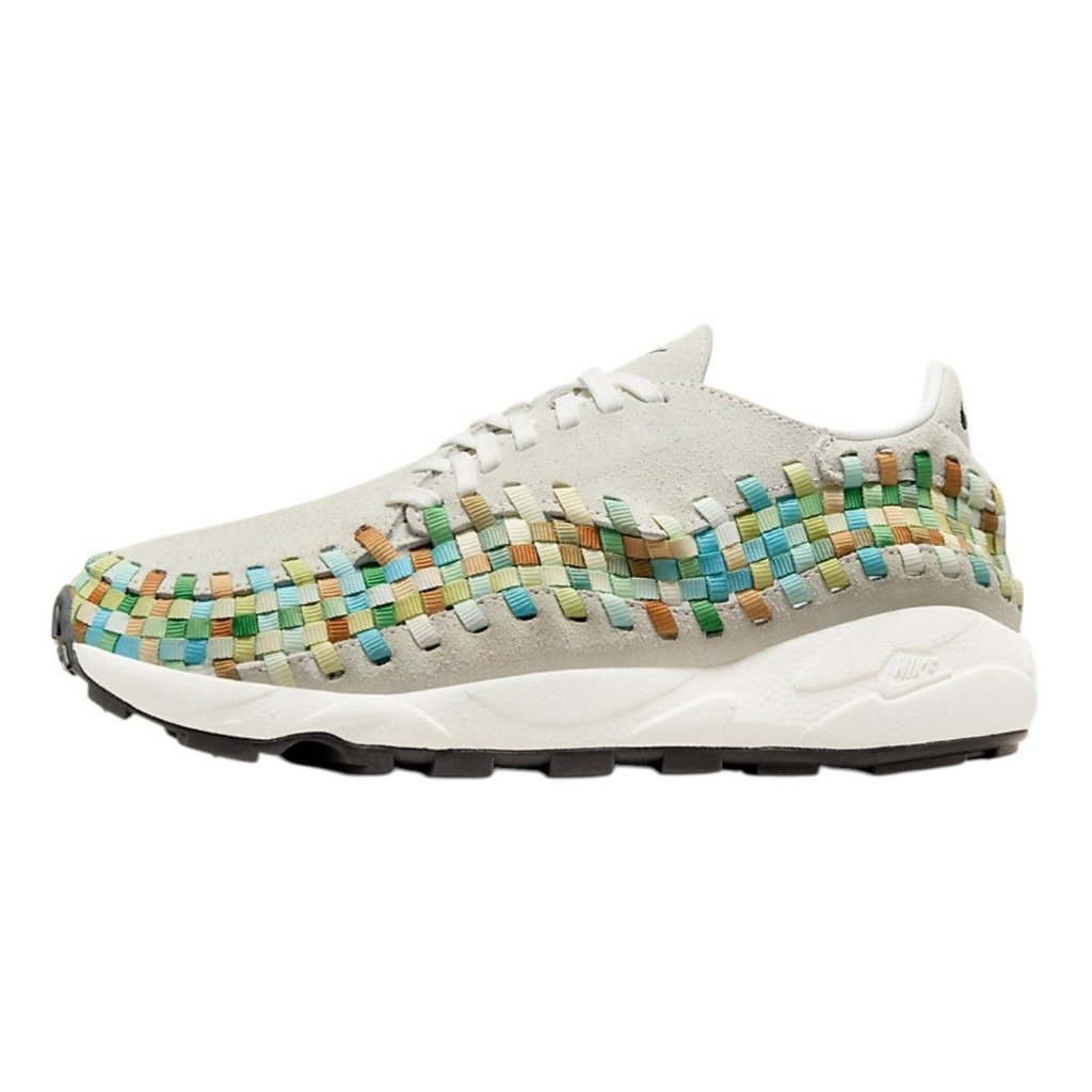 Nike Air Footscape Woven "Summit White Rainbow" Fb1959-101 Woman 11.5 New W/ Tag